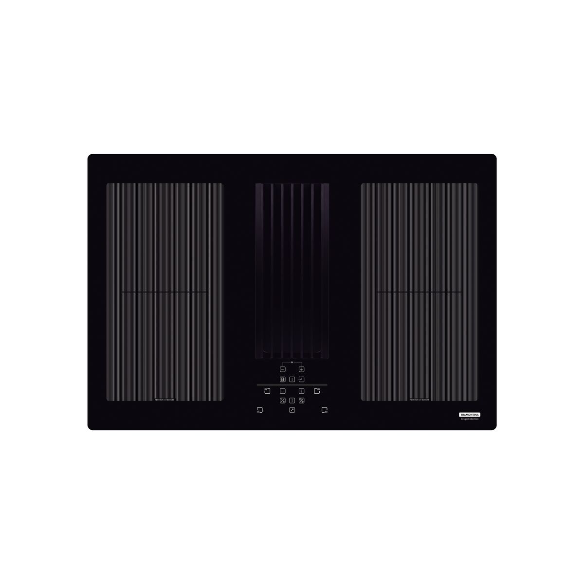 Cooktop por indução Tramontina Duo 4EI 80 com coifa integrada